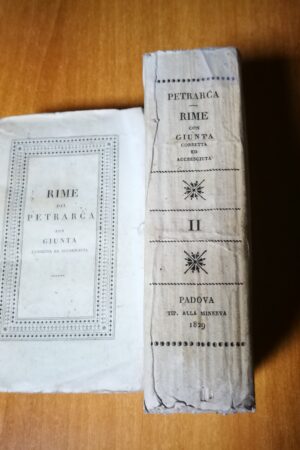 Francesco Petrarca - Rime secondo la lezione di Antonio Marsand