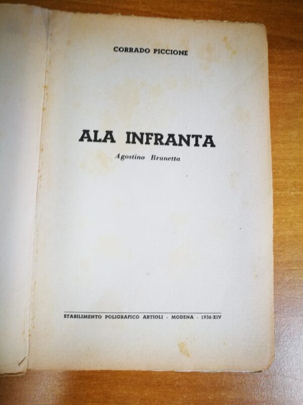Corradi Piccione - Ala Infranta (Agostino Brunetta) - immagine 4