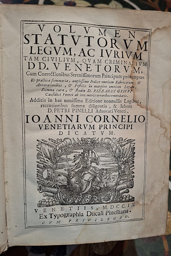 Volumen statutorum legum ciuilium, quam criminalium DD. Venetorum - immagine 3