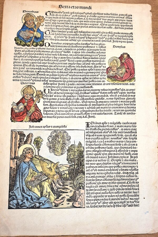 Hartmann Schedel - Liber Chronicarum – Norimberga, Anton Koberger, 1493 - Folio CIX -