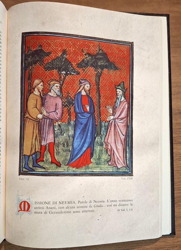 La Sacra Bibbia - Illustrata con LA BIBLE DE SENS e Nuovo Testamento Cristoforo De Predis - Editrice SAIE, 1985 - immagine 10