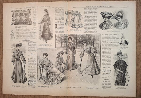 La Mode Illustrée. Journal de la Famille. Numero: 23 – Dimanche 5 Juin 1904. Anno: 45e année. - immagine 2