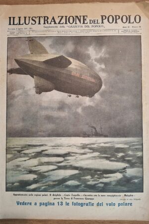 Illustrazione del Popolo – Supplemento della Gazzetta del Popolo. Numero 32, Anno XI (9 agosto 1931).
