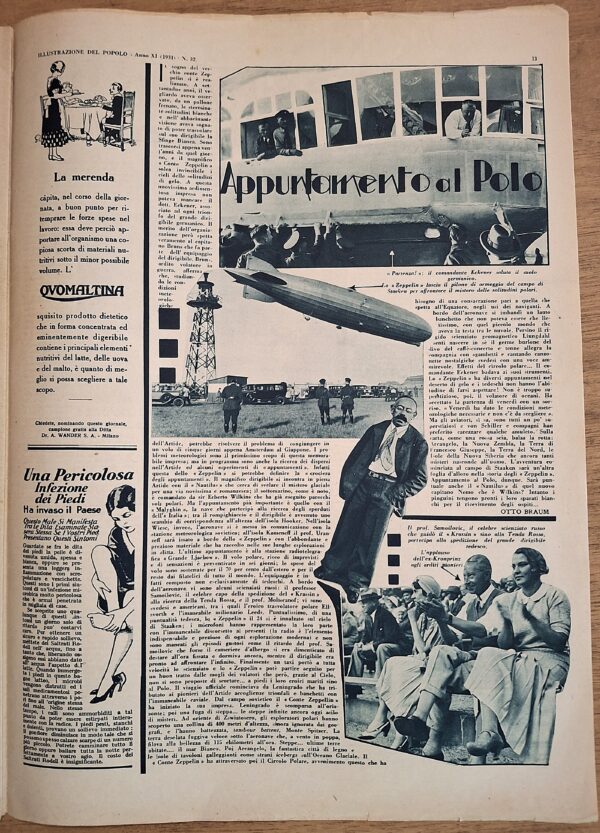 Illustrazione del Popolo – Supplemento della Gazzetta del Popolo. Numero 32, Anno XI (9 agosto 1931). - immagine 4