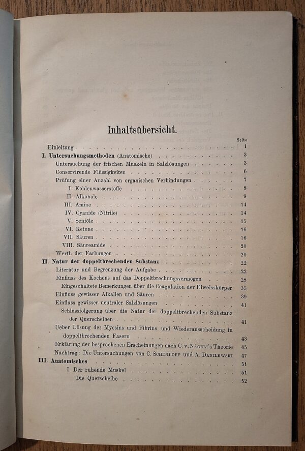 Otto Nasse - Zur Anatomie und Physiologie der quergestreiften Muskelsubstanz - Leipzig, 1882 - immagine 5