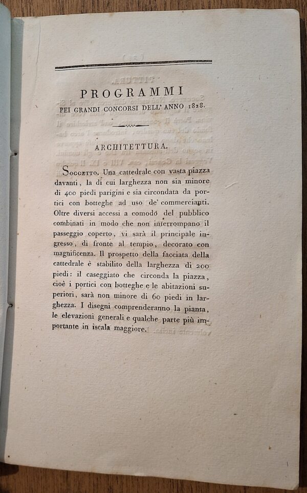 Atti dell’I. R. Accademia delle Belle Arti in Milano. [Discorso del Conte di Strassoldo – Milano, 1828] - immagine 5