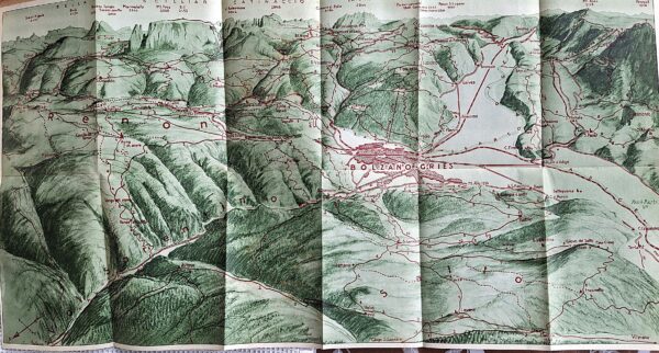 Pianta della città e carta dei dintorni di Bolzano-Gries. Guida alla pianta della città di Bolzano -1934 - immagine 4