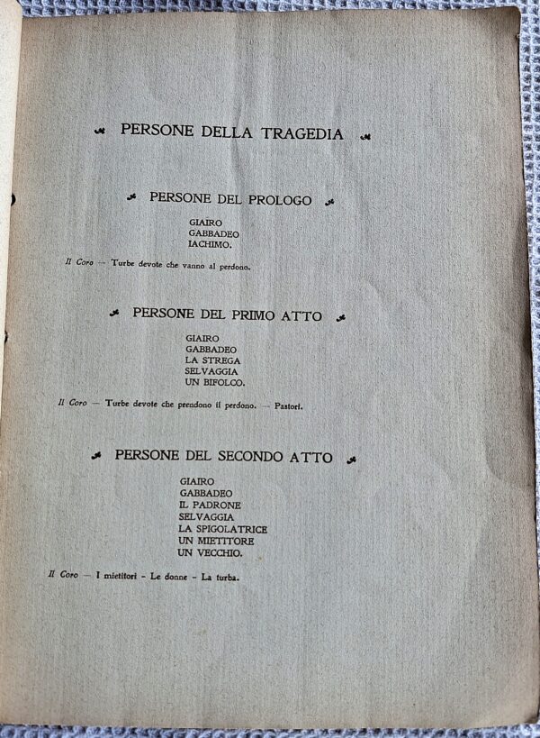 La Festa del Grano. Poema tragico in un prologo e due atti - Illustratore: G. Mancini (xilografie) - 1910 - immagine 5