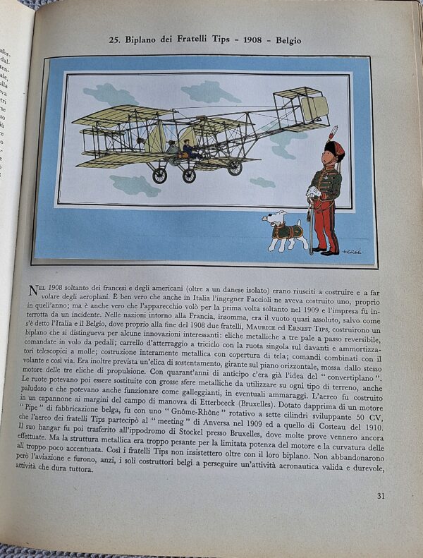 Hergé – L’aviazione dalle origini al 1914 - Edizione speciale per la Shell Italiana – Gandus Editore, Genova 1965 - immagine 5