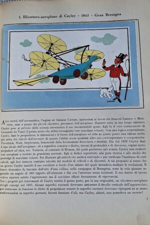 Hergé – L’aviazione dalle origini al 1914 - Edizione speciale per la Shell Italiana – Gandus Editore, Genova 1965