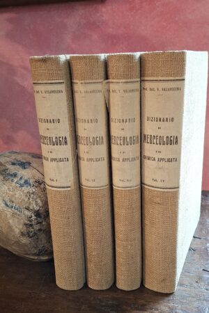 Dizionario di Merceologia e di Chimica Applicata - Prof. Dott. G. Vittorio Villavecchia - Milano, Ulrico Hoepli, 1929