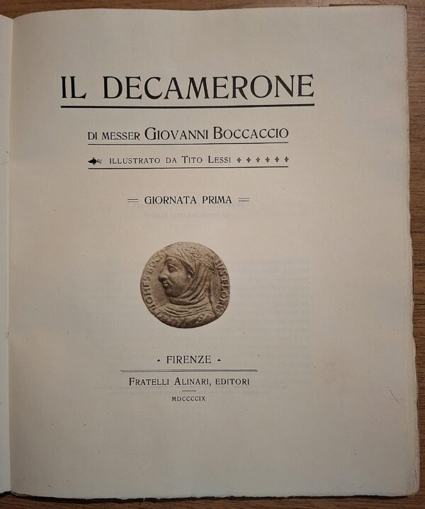 Il Decamerone di Messer Giovanni Boccaccio. Illustrato da Tito Lessi, Firenze, Fratelli Alinari, 1909–1910 - immagine 6