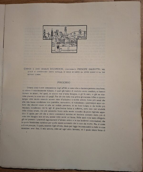 Il Decamerone di Messer Giovanni Boccaccio. Illustrato da Tito Lessi, Firenze, Fratelli Alinari, 1909–1910 - immagine 7