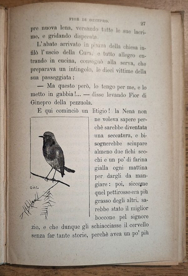 Lisa Mazzoni - A tempo perso. Racconti per i bambini. Illustratore G. A. Lori, Firenze, R. Bemporad & Figlio, 1899 - immagine 3