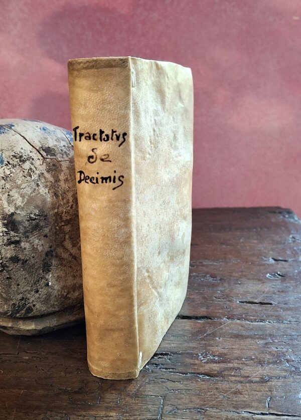 [Attribuito a Petrus Rebuffus]  Tractatus de Decimis - Venezia, Christophorum Zannettum, 1575 - immagine 2