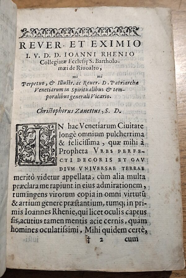 [Attribuito a Petrus Rebuffus]  Tractatus de Decimis - Venezia, Christophorum Zannettum, 1575 - immagine 4