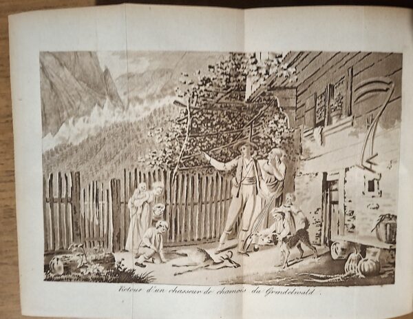 Raoul-Rochette (Jean-Baptiste Louis Georges). Lettres sur la Suisse, écrites en 1819, 1820 et 1821. Paris, Nepveu,1823. - immagine 7