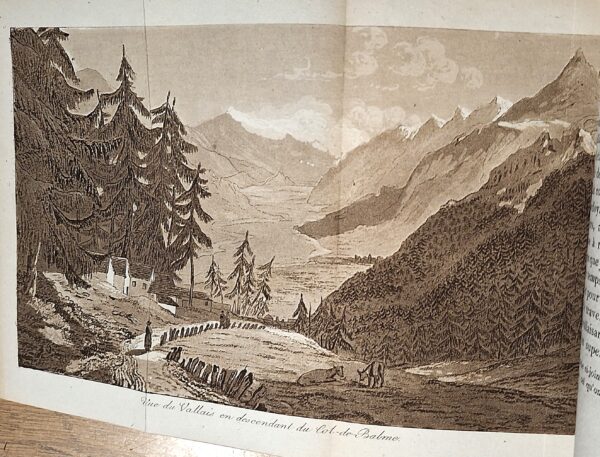 Raoul-Rochette (Jean-Baptiste Louis Georges). Lettres sur la Suisse, écrites en 1819, 1820 et 1821. Paris, Nepveu,1823. - immagine 6