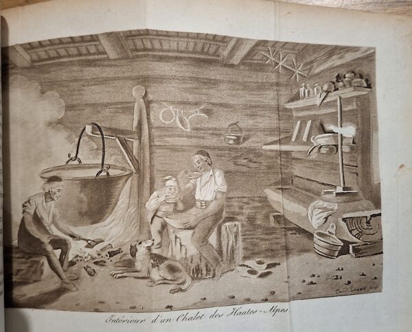 Raoul-Rochette (Jean-Baptiste Louis Georges). Lettres sur la Suisse, écrites en 1819, 1820 et 1821. Paris, Nepveu,1823. - immagine 5