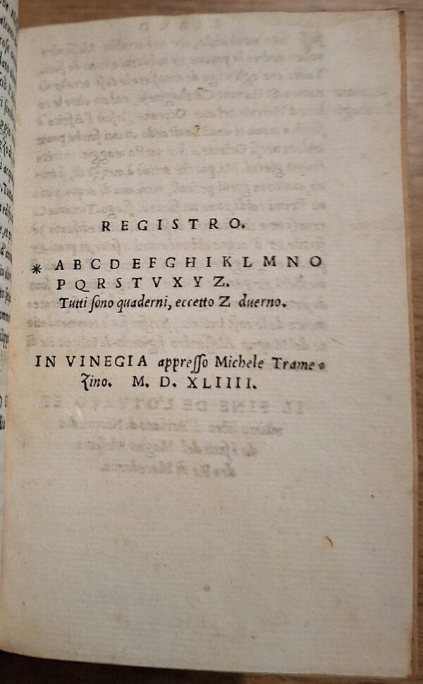Arriano di Nicomedia - Nuovo Senofonte de’ fatti del Magno Alessandro -  Venetia, Michele Tramezino, 1544 - immagine 7