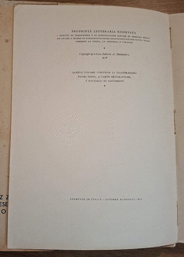Pietro Badoglio - La Guerra d’Etiopia Con prefazione del Duce - Milano, A. Mondadori, 1936 Prima edizione - immagine 8