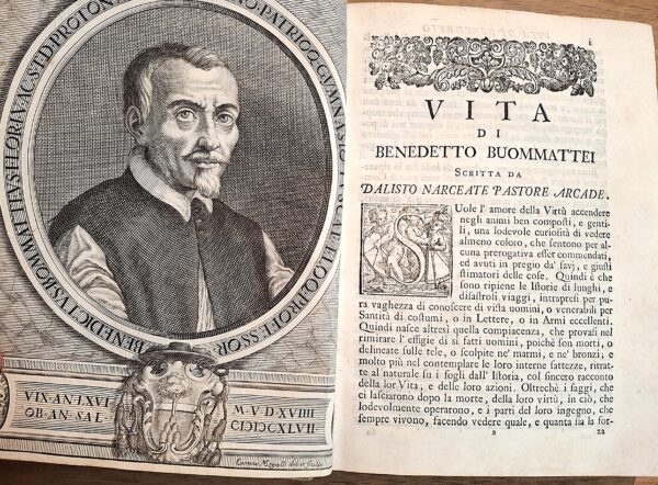 Benedetto Buommattei - Della lingua toscana - Firenze, Stamperia di S.A.R. Jacopo Guiducci e Santi Franchi, 1714