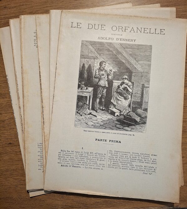 Adolfo d’Ennery - Le due orfanelle (Romanzo a dispense) - Casa Editrice Sonzogno – Milano, via Pasquirolo 14 - immagine 4