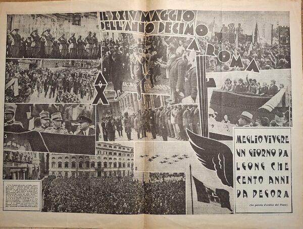 Gioventù Fascista - Era Fascista X – Anno II, N. 16 Data: 10 giugno - Achille Starace - Editore: P.N.F. – Palazzo Littorio, Roma - immagine 4