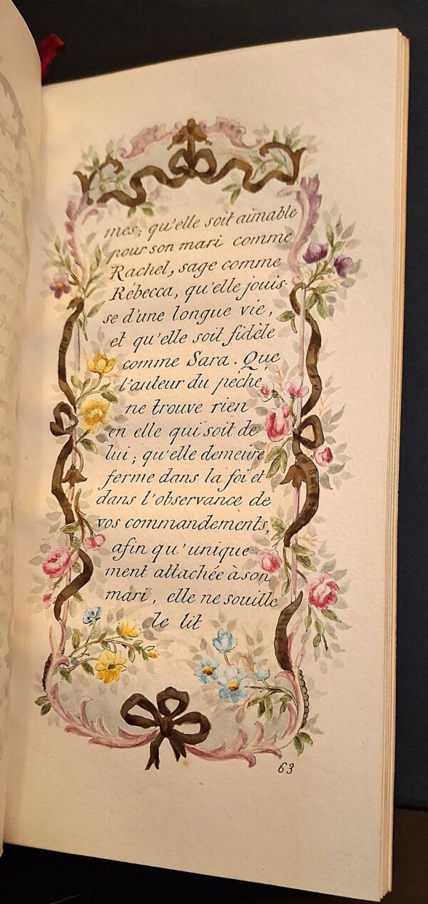 Petit Livre d’Heures. Cérémonies et Messe du Mariage - Parigi, ca. 1900 - immagine 5