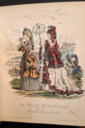 La Mode Miniature - Paris, Ad. Goubaud & Fils Éditeurs, 92 rue de Richelieu - Luglio 1872- Giugno 1873 - Primo Anno