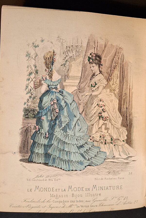 La Mode Miniature - Paris, Ad. Goubaud & Fils Éditeurs, 92 rue de Richelieu - Luglio 1872- Giugno 1873 - Primo Anno - immagine 7