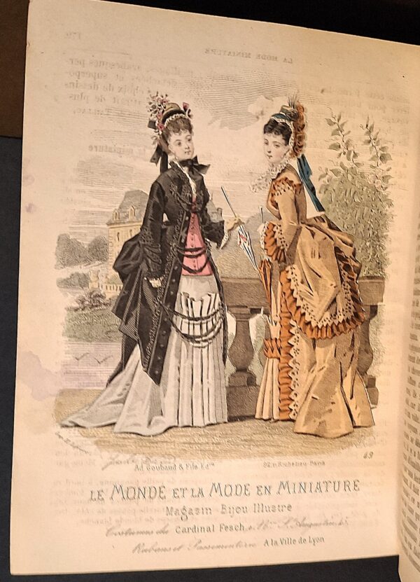 La Mode Miniature - Paris, Ad. Goubaud & Fils Éditeurs, 92 rue de Richelieu - Luglio 1872- Giugno 1873 - Primo Anno - immagine 8