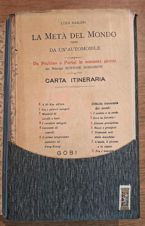 Luigi Barzini - La metà del mondo vista da un'automobile. Da Pechino a Parigi in sessanta giorni. Milano, Ulrico Hoepli, 1908 - immagine 9