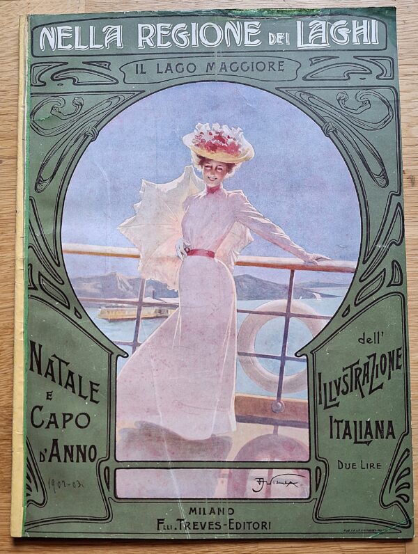 Nella regione dei laghi. Il Lago Maggiore – Natale e Capo d’Anno 1902-1903 - Supplemento natalizio dell’Illustrazione Italiana