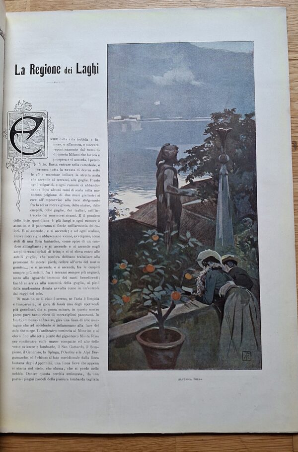 Nella regione dei laghi. Il Lago Maggiore – Natale e Capo d’Anno 1902-1903 - Supplemento natalizio dell’Illustrazione Italiana - immagine 2