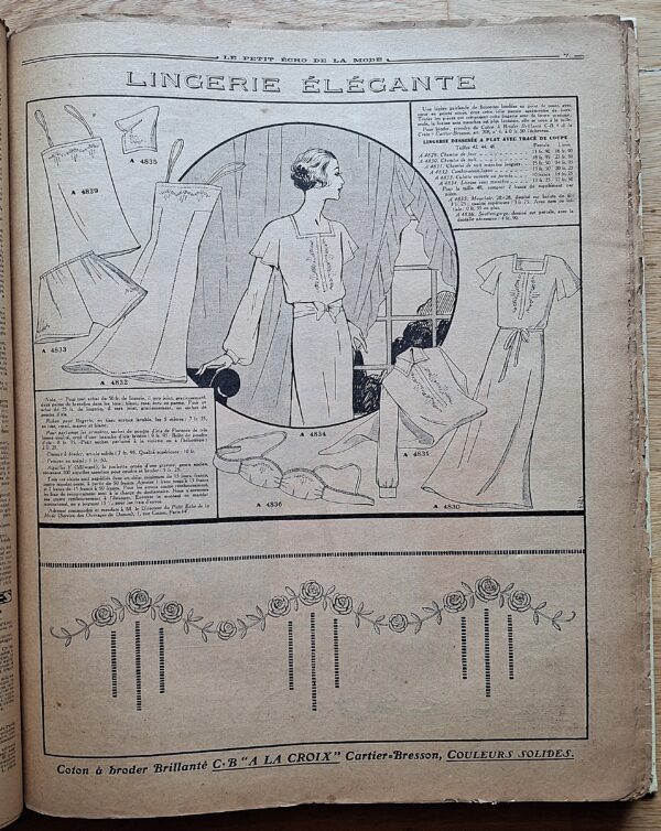 Le Petit Écho de la Mode - 28 numeri rilegati in un volume (1932–1933) - Paris, 1932–1933 - immagine 4