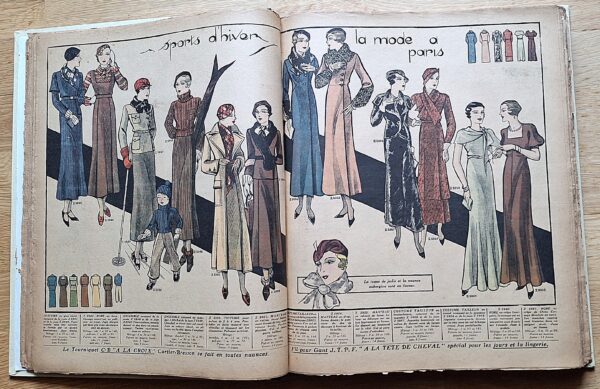 Le Petit Écho de la Mode - 28 numeri rilegati in un volume (1932–1933) - Paris, 1932–1933 - immagine 5