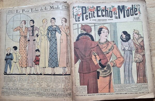 Le Petit Écho de la Mode - 28 numeri rilegati in un volume (1932–1933) - Paris, 1932–1933 - immagine 6