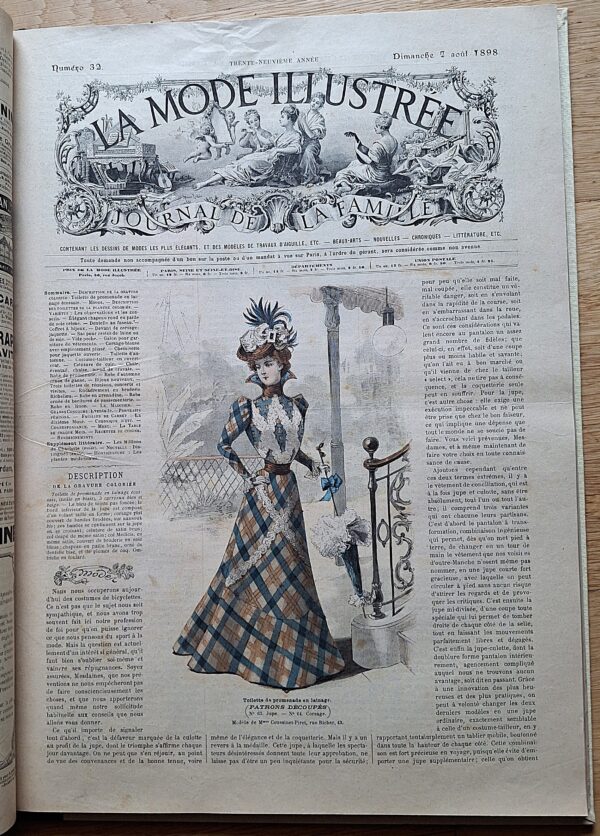 La Mode Illustrée. Journal de la Famille – Raccolta di 20 numeri dell’Anno 1898 - Paris, 1898 - immagine 5