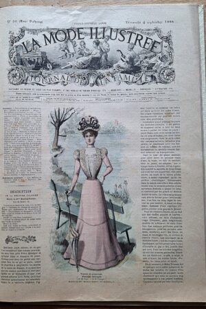 La Mode Illustrée. Journal de la Famille – Raccolta di 20 numeri dell’Anno 1898 - Paris, 1898