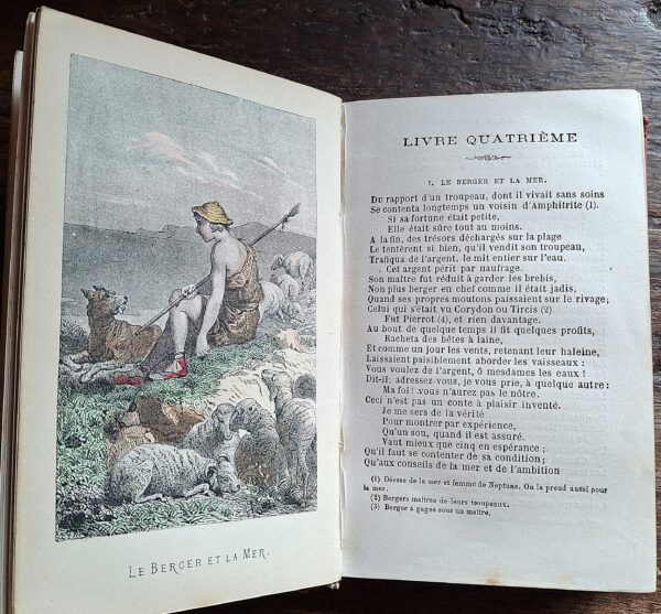 Jean de La Fontaine – Fables - Illustrations de Hadamar et Desandré - Paris, Librairie Théodore Lefèvre & Émile Guérin, [1887 ca.] - immagine 5