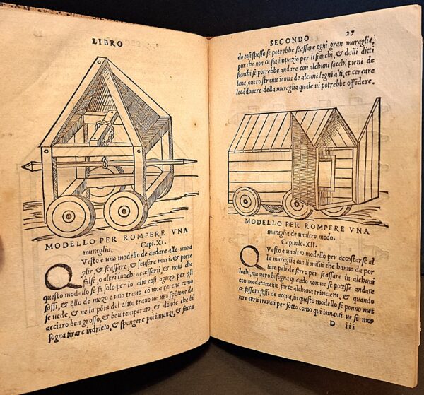 Vallo libro contenente appertinente ad Capitani, ritenere & fortificare una Città con bastioni (Venezia, 11 marzo 1524) - immagine 5