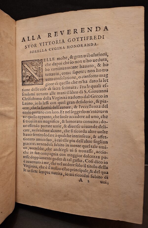 San Giovanni Crisostomo – Libro della Virginita - In Venetia, per Domenico & Gio. Battista Guerra, fratelli, 1565 - immagine 4