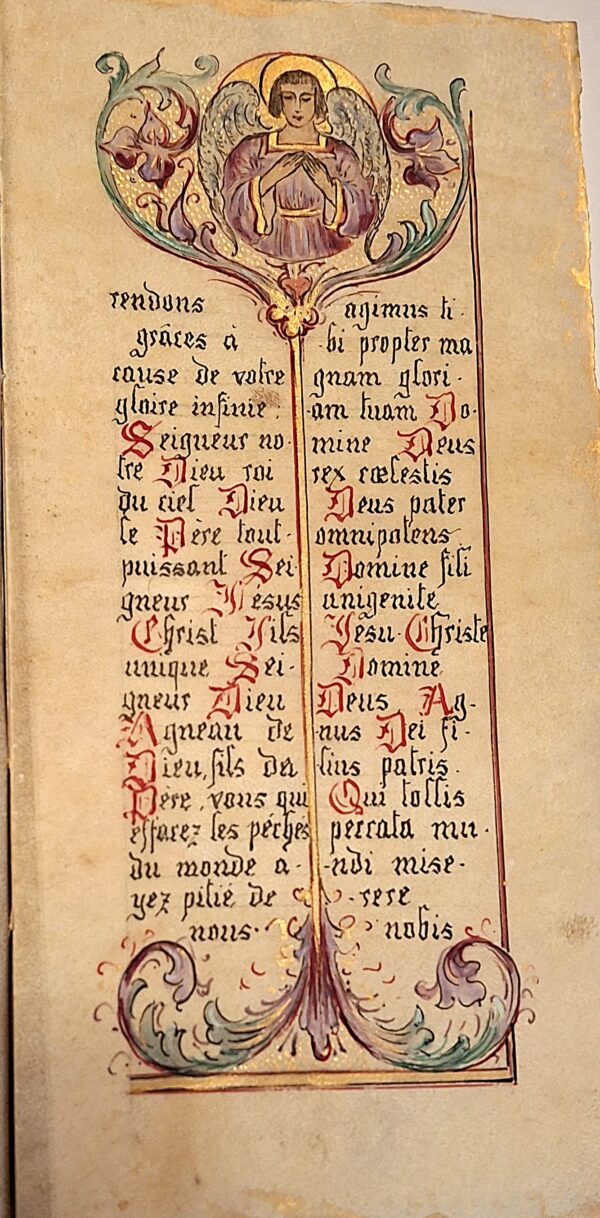 Un tesoro spirituale di inizio Novecento - Manoscritto miniato devozionale su pergamena - Paris, C. Michaux primi 900 - immagine 12