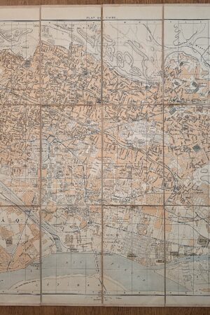 Plan du Caire – Plan topographique plié Le Caire, Édition Joucla (s.d., ma ca. 1920–1930)