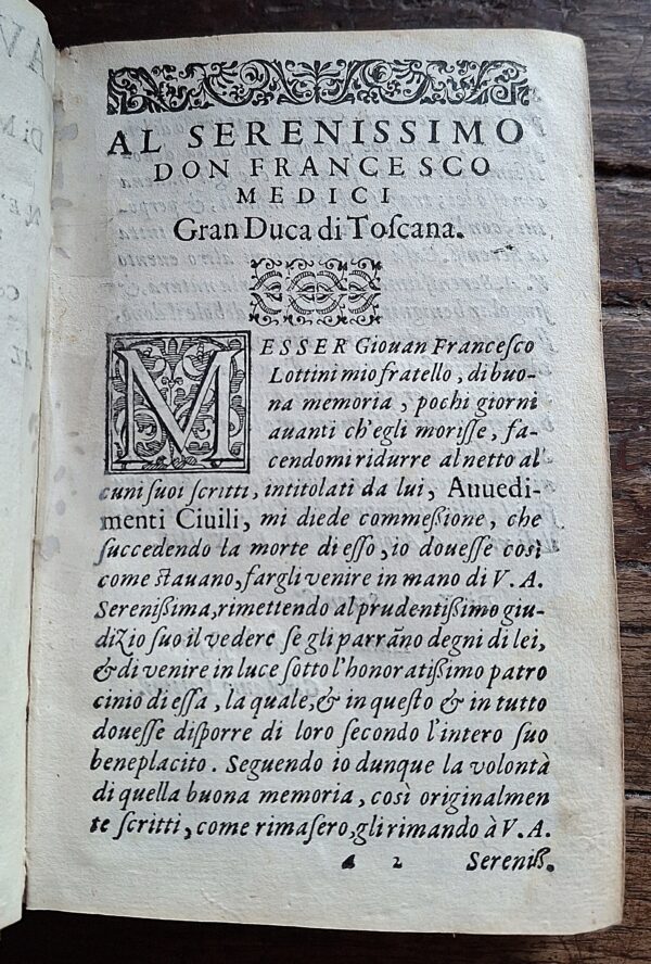Avvedimenti civili di M. Giovan Francesco Lottini da Volterra - In Venetia, appresso Iacomo Leonzini, 1575 - immagine 3