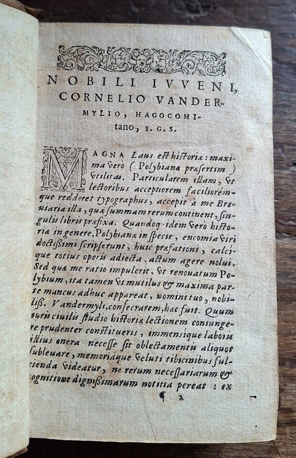 Polibio di Megalopoli - Historiae libri V priores... Epitome... Nova editio Coloniae Allobrogum [Ginevra], Jacobus Stoer, 1608 - immagine 5