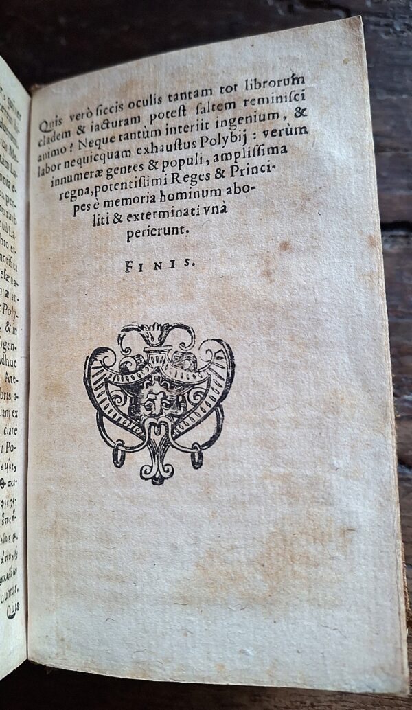 Polibio di Megalopoli - Historiae libri V priores... Epitome... Nova editio Coloniae Allobrogum [Ginevra], Jacobus Stoer, 1608 - immagine 6