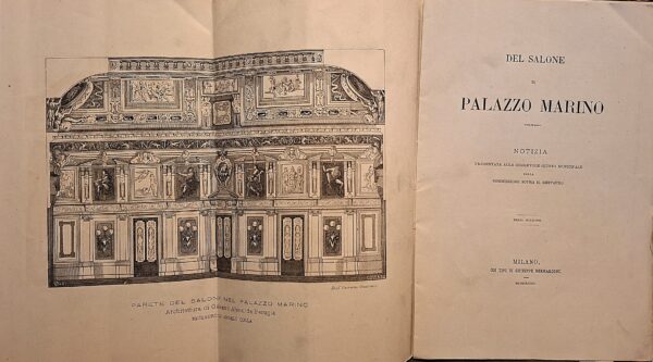Del salone di Palazzo Marino - Milano, coi tipi di Giuseppe Bernardoni, 1872 (terza edizione)