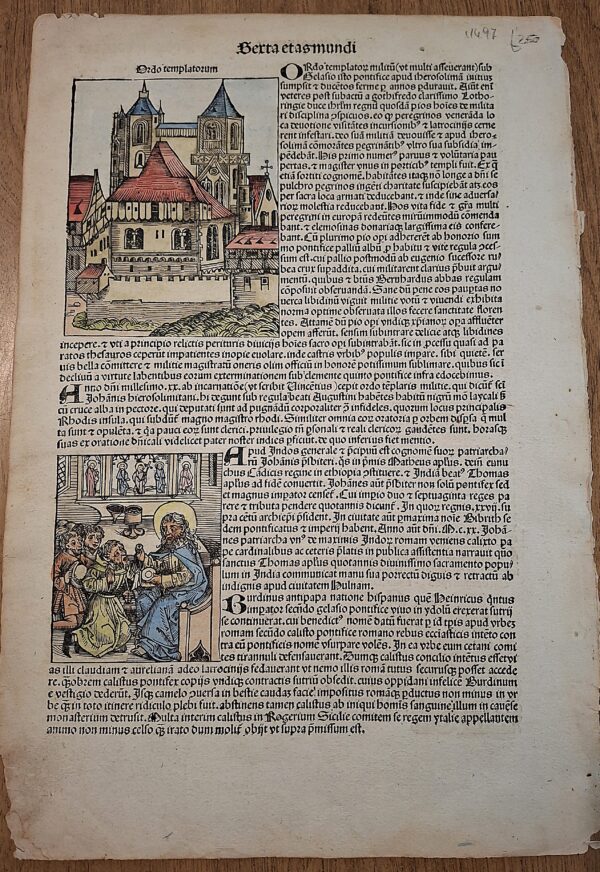 Schedelsche Weltchronik (Cronaca di Norimberga) -  Folio CXCVII – Norimberga, Anton Koberger, 1493